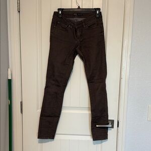 Prana woman’s Espresso Slim Jeans size 0/25